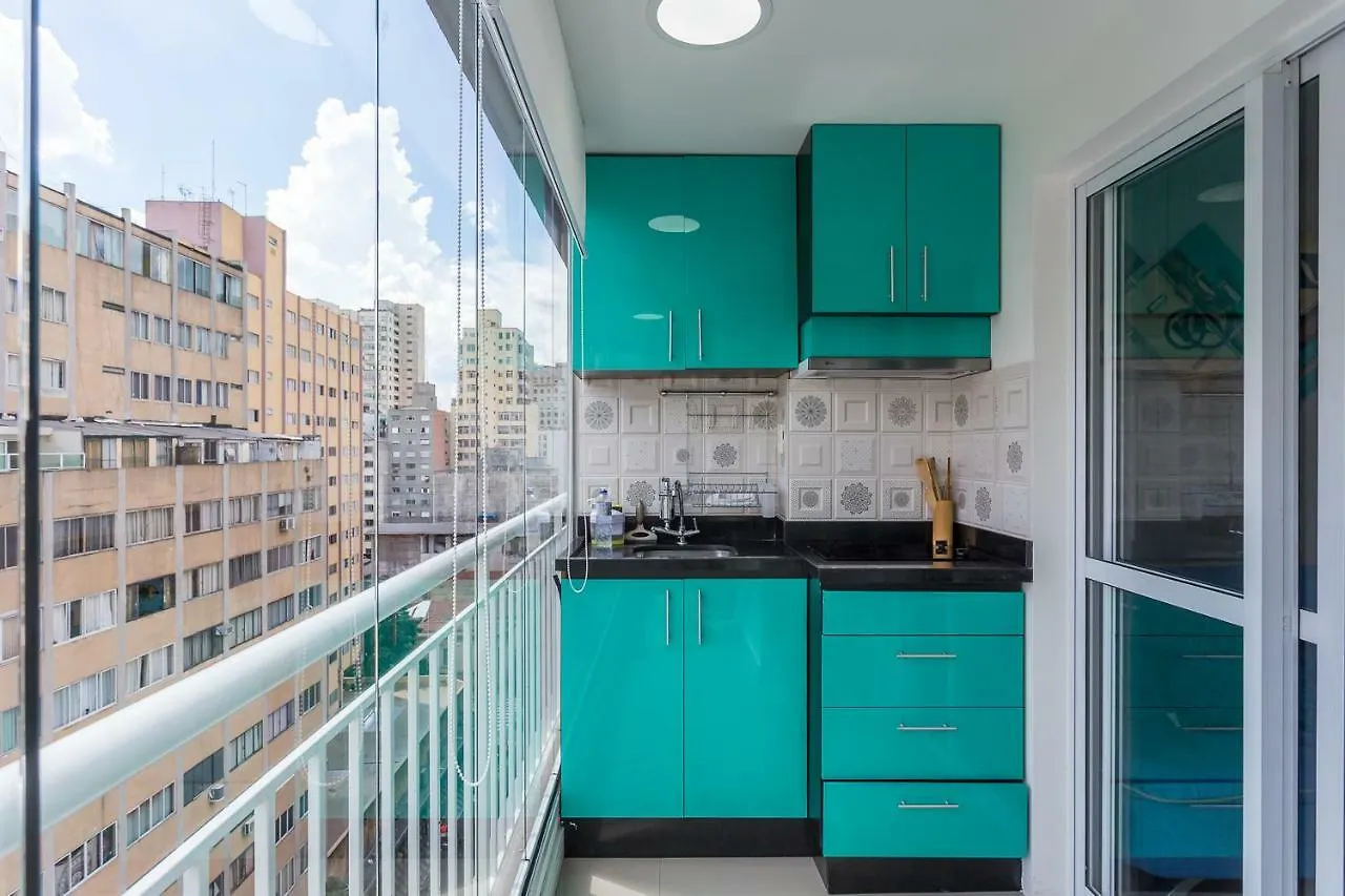 Apto Novo - Um Bloco Do Metro Republica Apartamento São Paulo